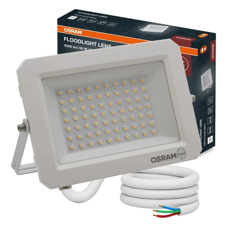 Naświetlacz LED Lens 50W 4000K IP65 biały