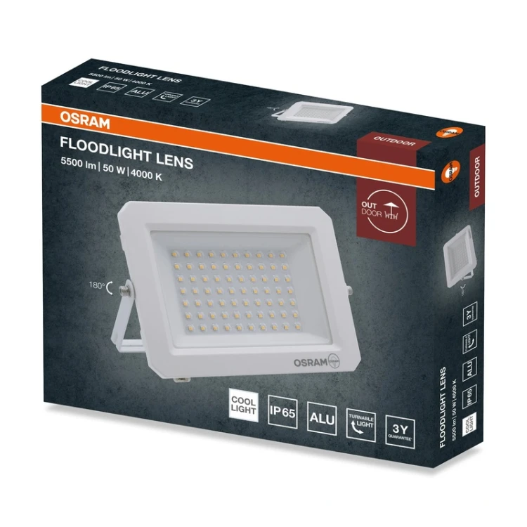 Naświetlacz zewnętrzny LED 50W IP65 biały