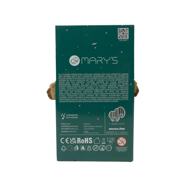 Kapibara MARY'S 3xAAA do aktywnej zabawy