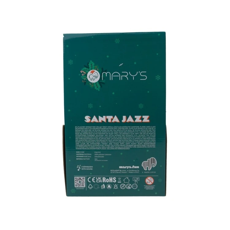 Santa Jazz MARY'S ozdoba świąteczna zasilana bateriami