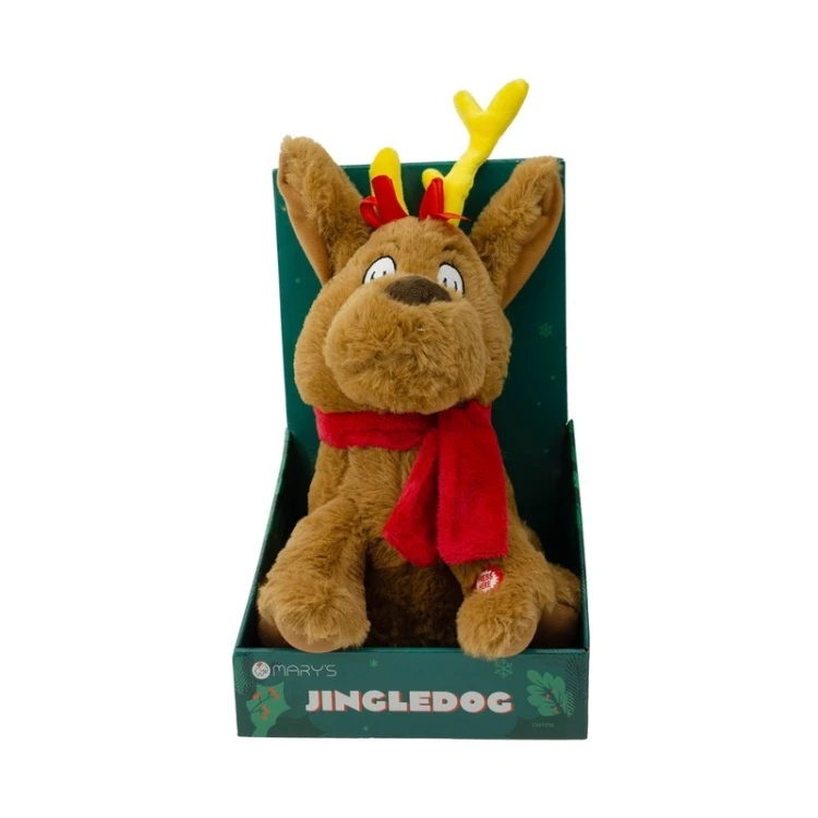 Pluszowy Jingledog MARY'S na 3 baterie AA