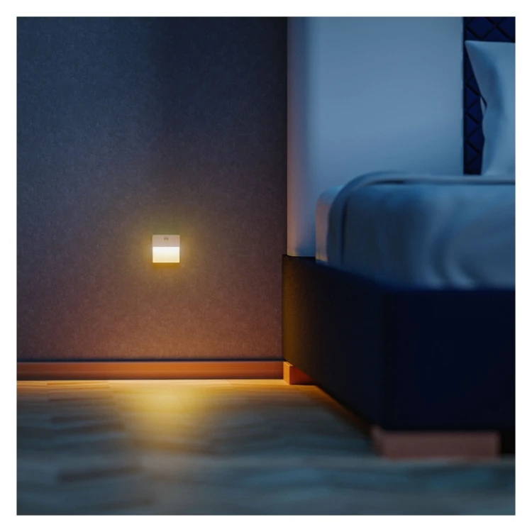 Zestaw 2 lampek nocnych LED RGBW z czujnikiem ruchu PIR