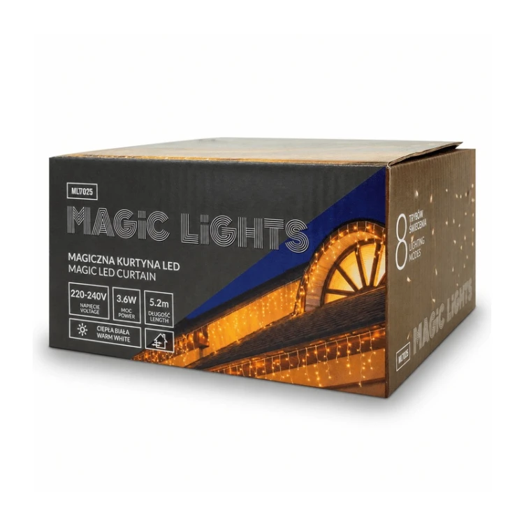 Magiczna kurtyna 150 LED IP44 do dekoracji świątecznych