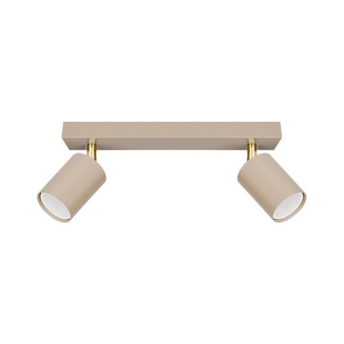 Lampa ścienna BARDO II 2xGU10 beż + złoty