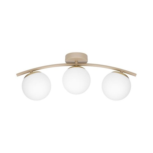 Lampa sufitowa wisząca BALI-12 3xE27 51 cm beżowo-złota
