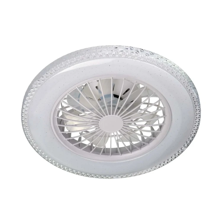 Plafon LED EGYPT z wentylatorem 48W 3CCT biały z pilotem