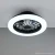Okrągły plafon LED 24W 3200 lm z wentylatorem GHANA