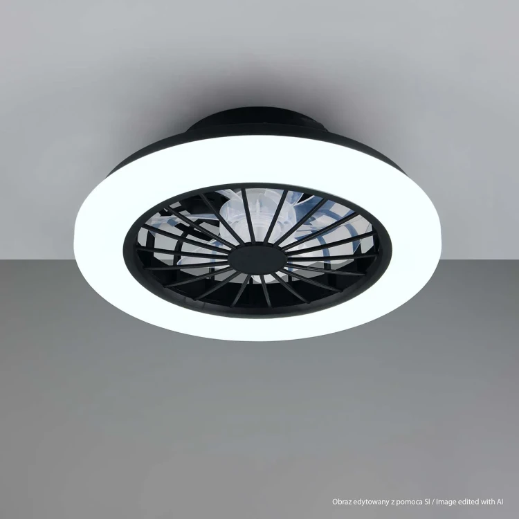 Okrągły plafon LED 24W 3200 lm z wentylatorem GHANA