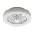 Plafon LED ZAMBIA z wentylatorem 24W 3CCT+RGB biały z pilotem