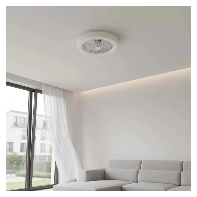 Okrągły plafon LED 24W 3200 lm z wentylatorem ZAMBIA