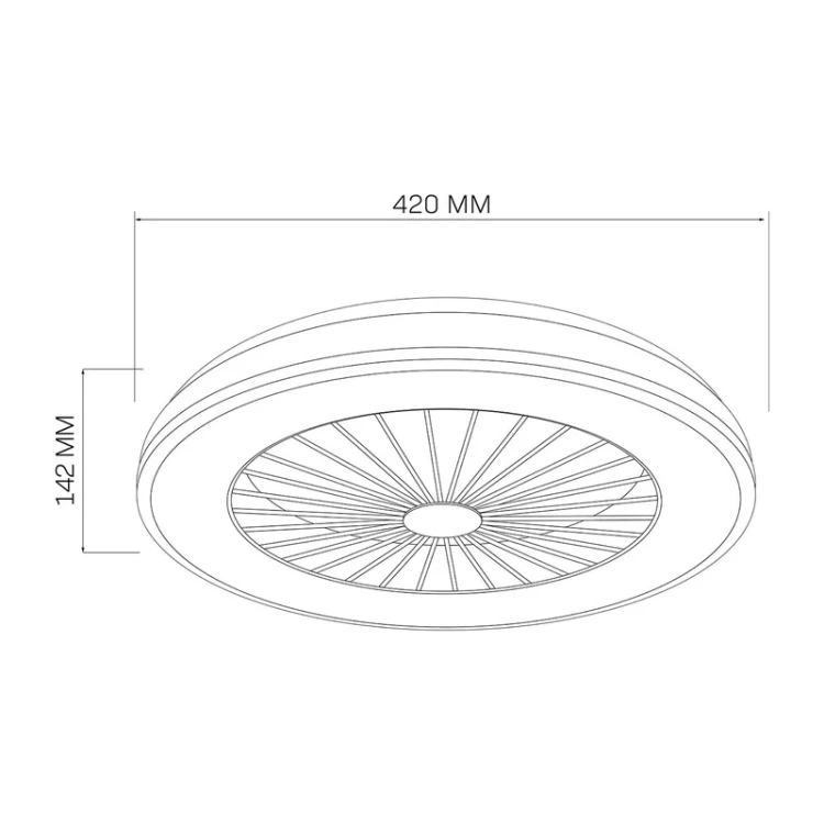 Plafon ZAMBIA 24W 3CCT+RGB z pilotem do salonu i sypialni