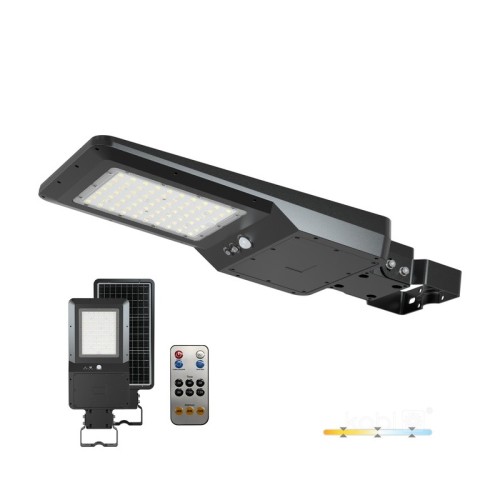 Lampa uliczna solarna LED STREET 40W 3CCT IP65 z czujnikiem