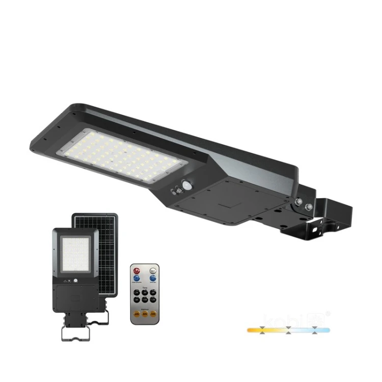 Lampa uliczna solarna LED STREET 40W 3CCT IP65 z czujnikiem
