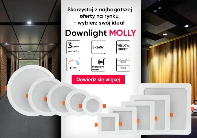 Poznaj panele LED LEDline LITE MOLLY nowoczesne oświetlenie dla Twojego domu