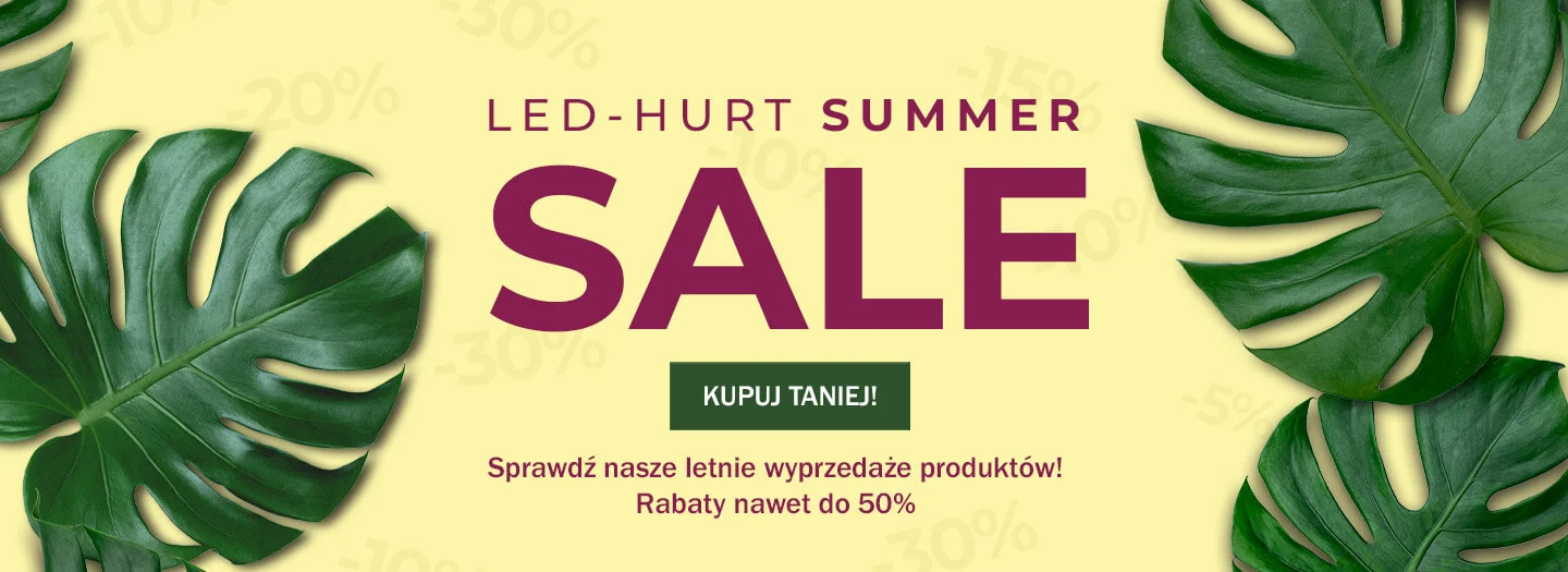 Letnia promocja oświetlenia LED w led-hurt.pl